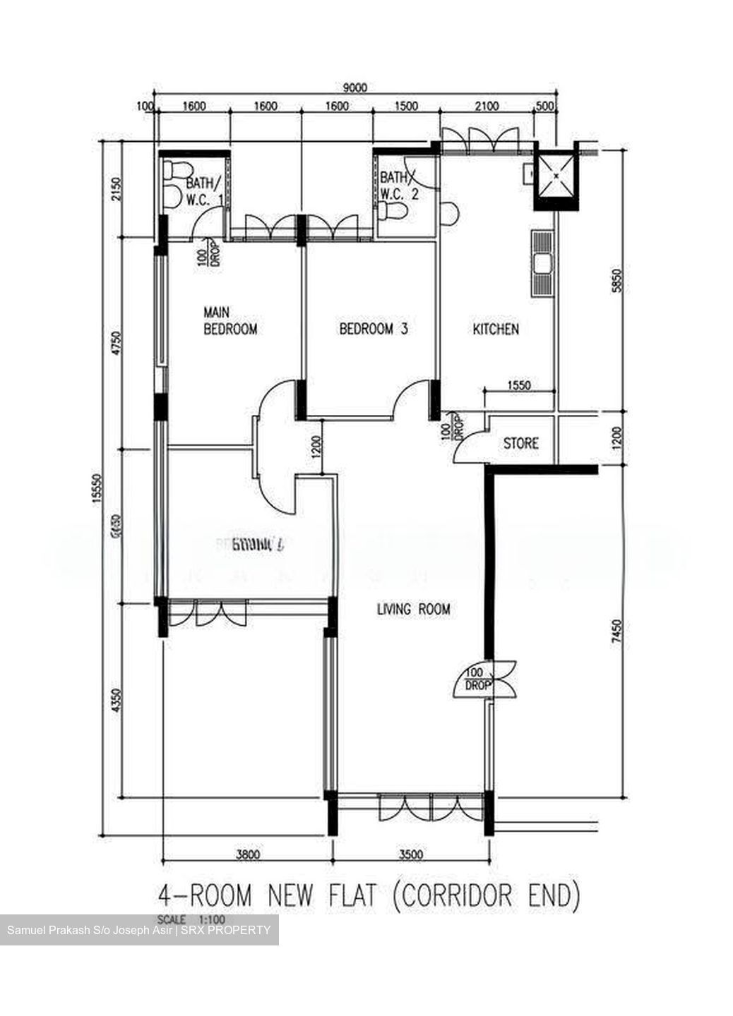 Blk 108 Woodlands Street 13 (Woodlands), HDB 4 Rooms #625045831